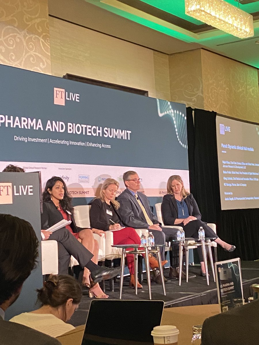 hannahkuchler's tweet photo. J&amp;J’s Najat Khan says we must adapt to do precision medicine clinical trials in the current system e.g. building an algorithm to understand tumor mutations from biopsies, because the vast majority of patients do not get their tumors sequenced. #FTpharma https://t.co/NRf2DbP1RJ