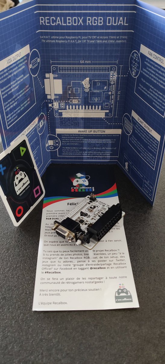 ShineYoshi's tweet photo. Réception du jour! Merci pour le boulot et le super emballage @recalbox car le carton à souffert mais pas le PCB!
#RGBdual https://t.co/QTbF5Ieusi