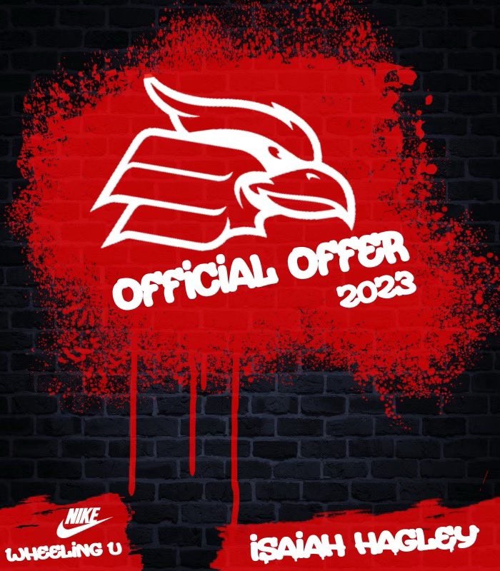 ZekeHags_48's tweet photo. Thankful to receive my first offer from Wheeling University!!! @Nemo_Washington @Coach_JEmerich @WheelingU_FB @CABELLFOOTBALL https://t.co/xhvkvK8wLk