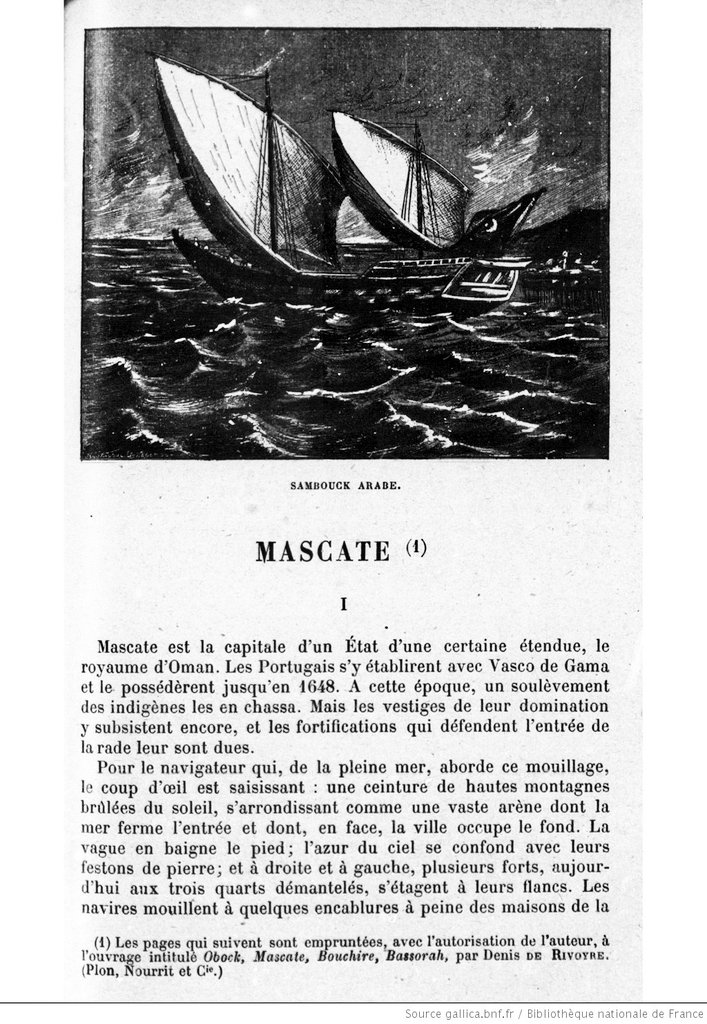 hawaa_home's tweet photo. 📸مقال عن مسقط1898م
🗞️المؤلف/دينيس دي ريفويري
🗞️المصدر/مكتبة فرنسا الوطنية
(المواقع والسنوات حسب رواية مالكي الصور ولكم ابداء الرأي) https://t.co/1b93BjhZAW