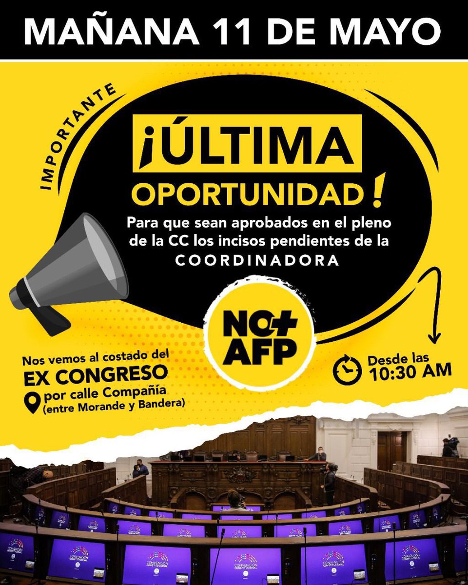 Coordinadora No+AFP tweet media
