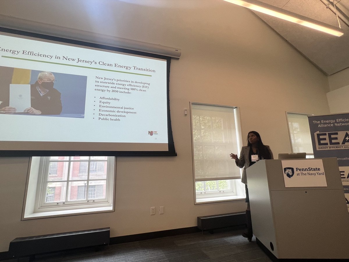 The_EEAlliance's tweet photo. Preethy Thangaraj from @GovMurphy's Office and Stacy Ho Richardson from @NJBPU talk about NJ's EE future at #FF4EE: https://t.co/V3yck0YZAH