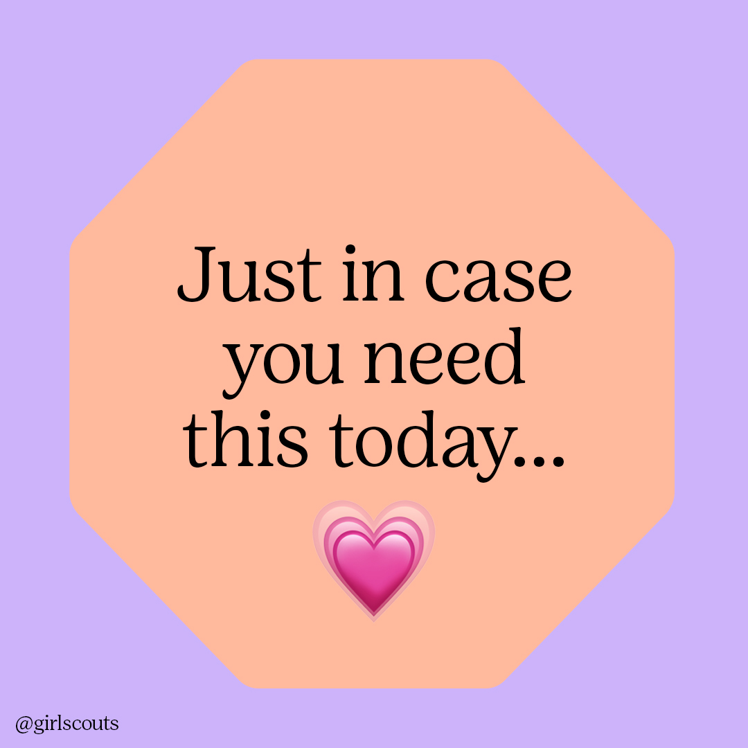 girlscouts's tweet photo. We see you. We value you. We love you. 💚 Tag someone who needs to hear this today. 👇 #MentalHealthAwarenssMonth https://t.co/gLukAmEyno