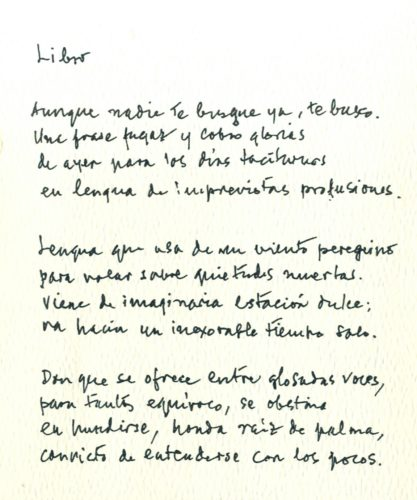LSalteado's tweet photo. Ida Vitale

#manuscritosdeescritoras https://t.co/m7fwXzDgCI