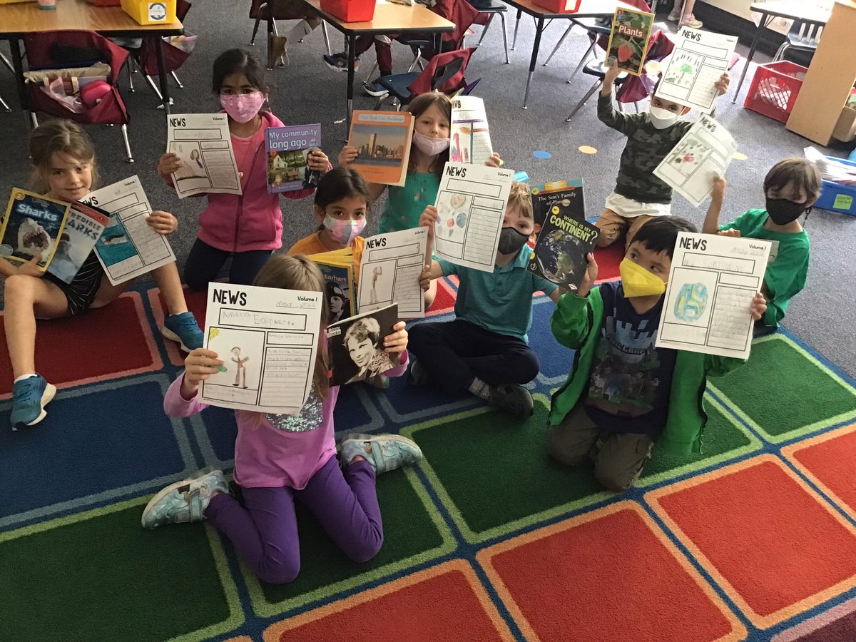 We worked on researching a non fiction topic, and then made posters to present and teach others about what we learned!