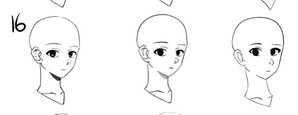 rubl_draw's tweet photo. 늦었지만 4일차 (13~16) 두상 연습!! https://t.co/o3zvcofCAY