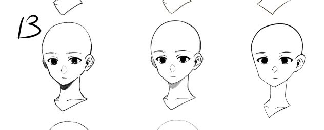 rubl_draw's tweet photo. 늦었지만 4일차 (13~16) 두상 연습!! https://t.co/o3zvcofCAY