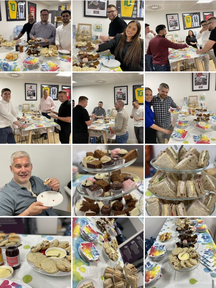 BrightstarCPD's tweet photo. Tea anyone? 🫖 🧁 🍰 Wonderful afternoon tea for Mental Health Awareness Week @SiriusGroupUK courtesy of our fantastic Director of Operations, @LeoniAlexandrou All proceeds to @CharitySANE and BIG debates about cream or jam first…. https://t.co/9sU2KOgjoj