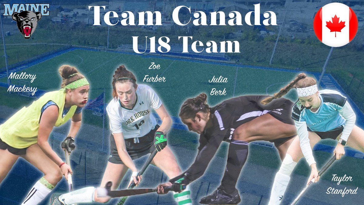 MaineFH's tweet photo. We want to wish good luck to four of our class of 2026 student-athletes as they compete for the Canadian U18 National Team!!

They are set for four games this week against Team USA!

Details and how to watch: https://t.co/uTosn84kz0

#BlackBearNation https://t.co/uHqkyQ6knm