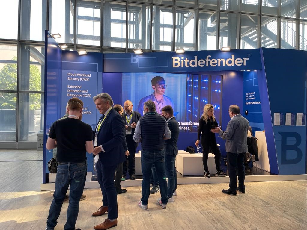 Bitdefender_Ent's tweet photo. The #cybersecurity season is ON and we couldn’t be more grateful to meet you all again in person! 🙋🏻 The 1st day at #CybertechEU was a busy day at the Bitdefender booth, filled with insightful discussions on threats & solutions affecting the cybersec community.
@Cybertech_Globl https://t.co/FPNCHXKHOj