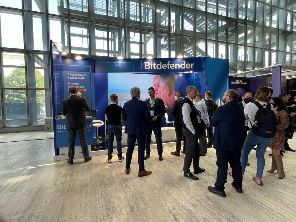 Bitdefender_Ent's tweet photo. The #cybersecurity season is ON and we couldn’t be more grateful to meet you all again in person! 🙋🏻 The 1st day at #CybertechEU was a busy day at the Bitdefender booth, filled with insightful discussions on threats & solutions affecting the cybersec community.
@Cybertech_Globl https://t.co/FPNCHXKHOj