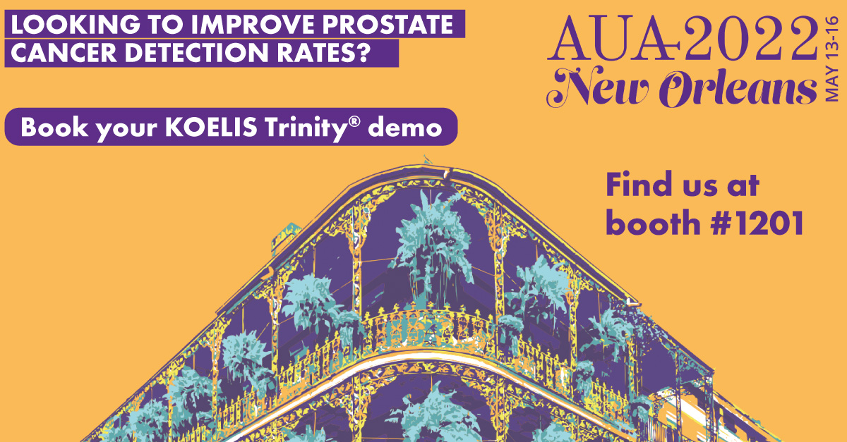 KoelisBx's tweet photo. Can you believe #AUA22 is just 2 days away? We can’t either! We look forward to seeing Urologists from all over the world in NOLA & hope to see you at our #KOELIS booth #1201 to show off our latest MRI/OBT Fusion system! #AdvancingProstateCare #MRIFusion #focaltherapy #USimaging https://t.co/O6ZFp1Bnzd