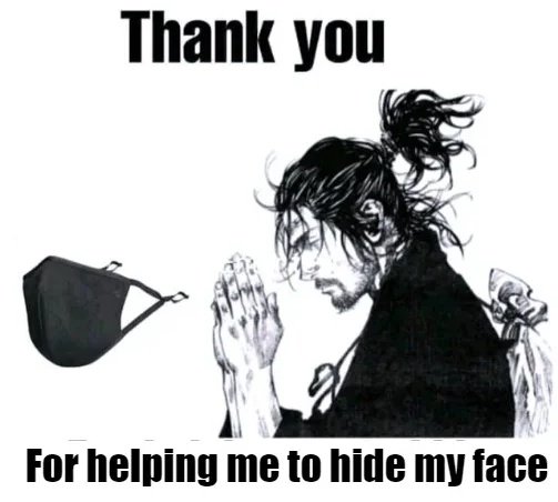 TheLastMemeBoi's tweet photo. Ngl i kinda like masks #Memes #COVID19 https://t.co/GADkjEFcKX