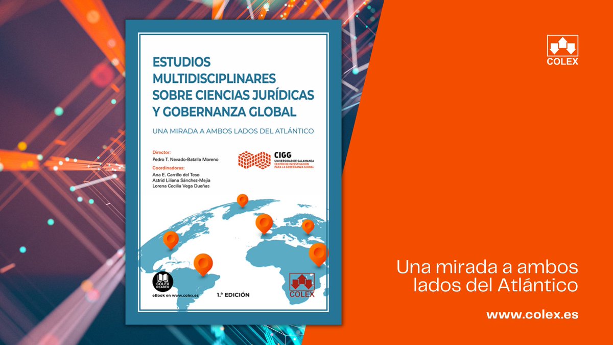 📚 Novedad Editorial | Estudios multidisciplinares sobre ciencias jurídicas y gobernanza global

🌊 Una mirada a ambos lados del Atlántico, de un selecto grupo de investigadores de la 
<a href="/usal/">Universidad de Salamanca</a> (España) y la <a href="/unijaveriana/">Pontificia Universidad Javeriana</a> (Colombia)

💡 Descubre más en hubs.la/Q01b1ykH0