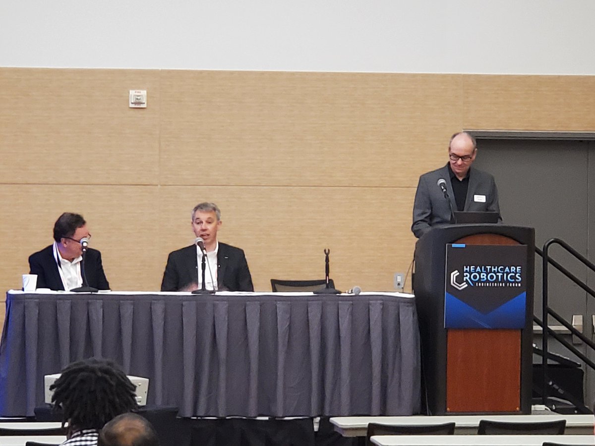 Carsten Horn from <a href="/maxongroupus/">maxon USA</a> and Bob Mullins from <a href="/harmonicdrive/">Harmonic Drive</a> talk "Enabling #Technologies - Advanced #MotionControl Solutions for #HealthcareRobotics applications.