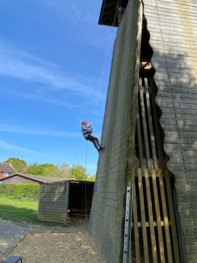 1stbeckenham's tweet photo. The Scouts had a great time at PGL Windmill Hill, with adventurous activities including climbing wall, giant swing, abseiling, Jacob's Ladder and fencing. https://t.co/EnXBAhO0eI