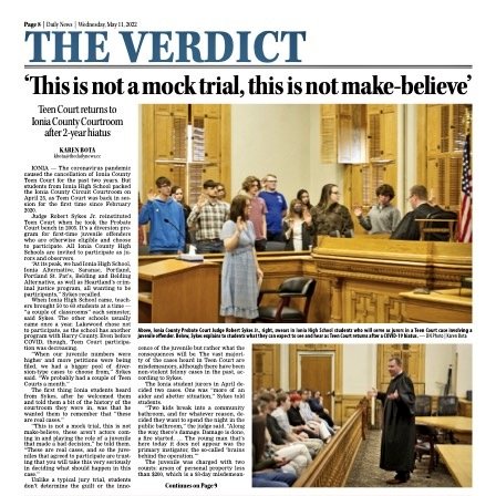 The Ionia County Teen Court Diversion Program in Michigan back after 2 Year Hiatus from COVID.

Teen/Youth/Peer Court and Peer Jury Diversion Programs <a href="/JuvenileCrime/">Global Youth Justice, Inc.</a> are in 48 States, 25+ Tribes and 12 Countries.

GlobalYouthJustice.org
#JuvenileJustice #YouthJustice #Diversion