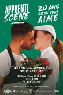 Ce soir et jusqu’au 19 mai venez applaudir plus de 600 apprentis de toute la France venus défendre leur futur métier lors de l événement <a href="/Apprentiscene/">Apprentiscène</a> qui se tient à <a href="/MarignyTheatre/">Théâtre Marigny</a>