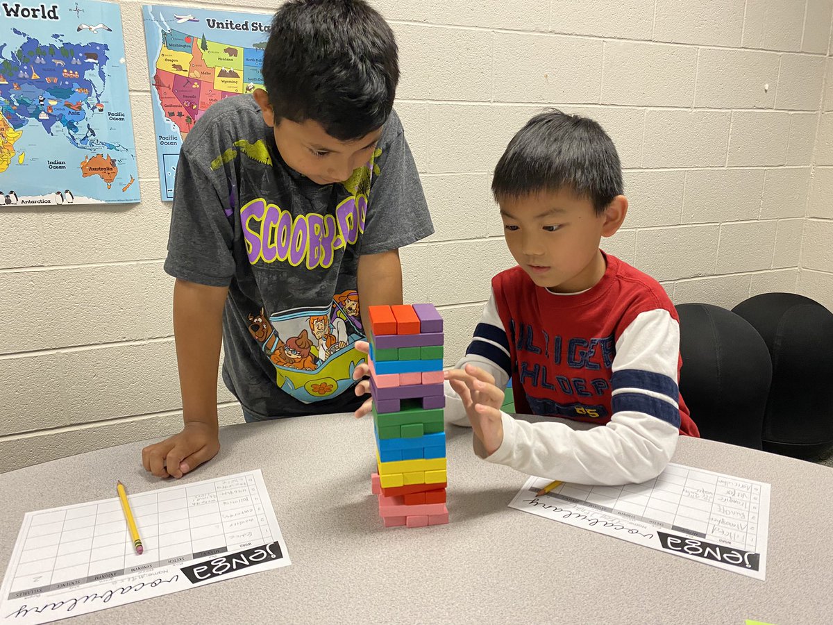 MrsCastanedaNC's tweet photo. Vocabulary Jenga! https://t.co/qQgHaRysV8