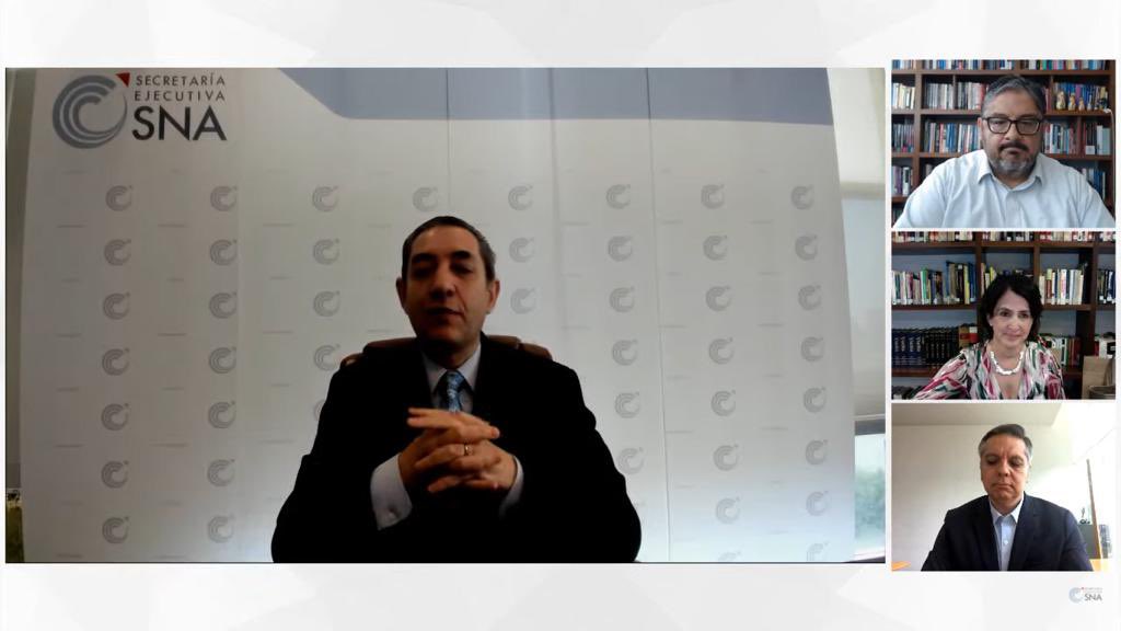 SESNAOficial's tweet photo. 🔴Al participar en el evento "Herramientas Anticorrupción", el Titular de la #SESNA, Ricardo Salgado destacó el trabajo realizado por las Secretarías Ejecutivas Estatales; señaló que los resultados demuestran  que sí hay una efectiva coordinación en la lucha contra la corrupción. https://t.co/pxTKMEDzkz