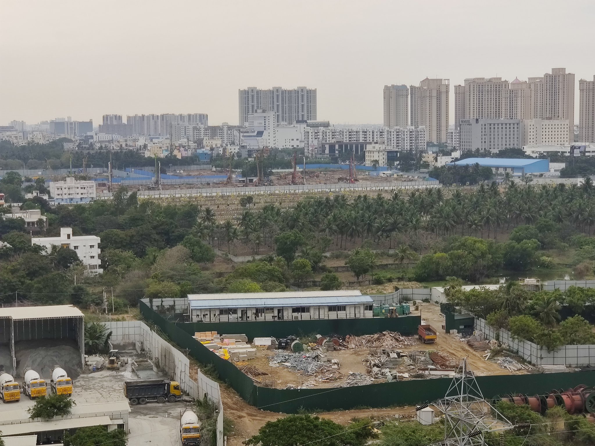 Chennai Updates on Twitter "Works underway(In far background) on TCS