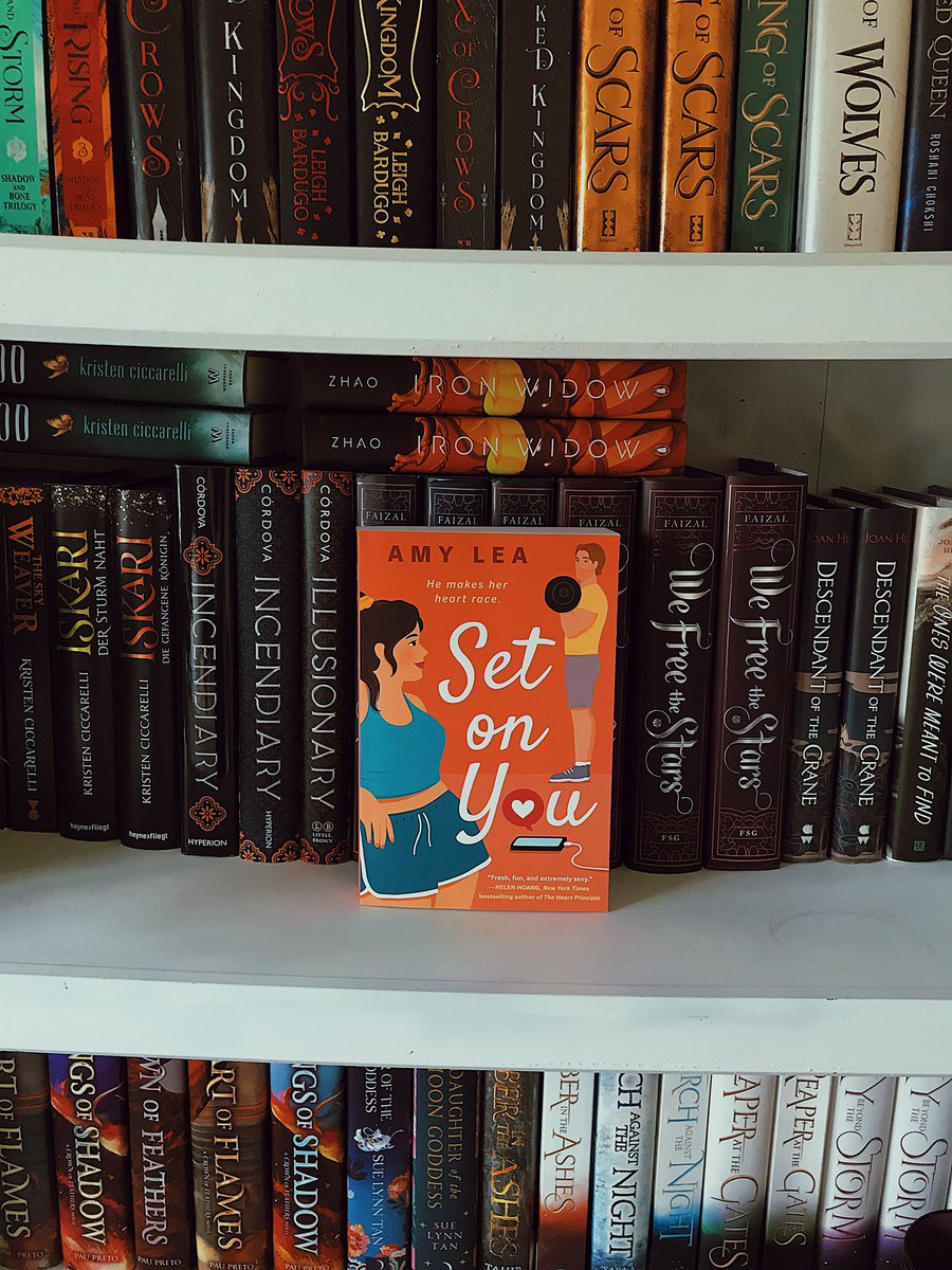 Set on you by @amyleabooks <a href="/BerkleyRomance/">berkleyromance</a> <a href="/BerkleyPub/">Berkley Publishing</a>