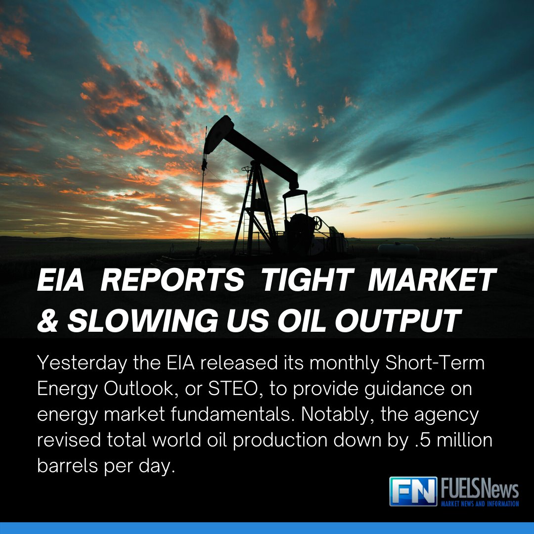 World oil production down by .5 million barrels per day 

mansfield.energy/market-news/ei…