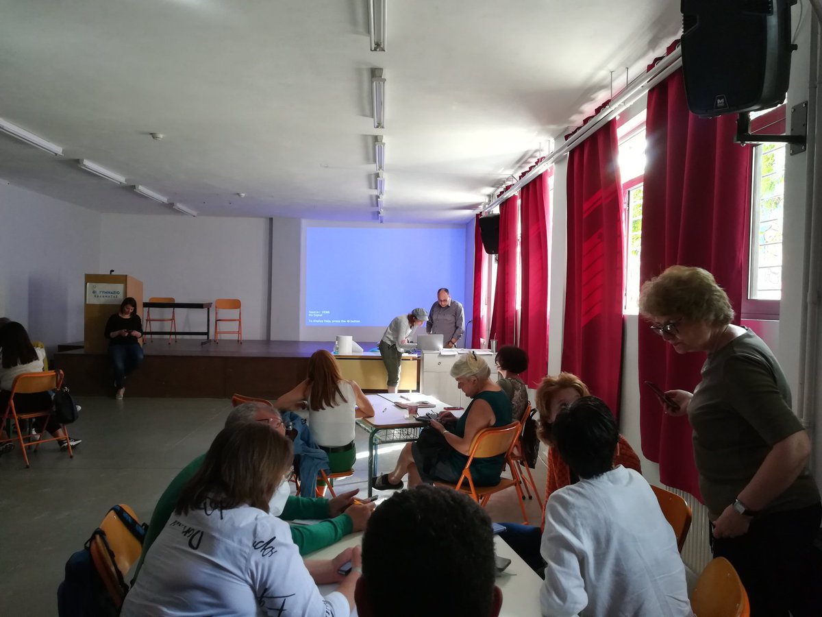 ipep_granada's tweet photo. Nuestras compañeras, Irene y Loly, aprendiendo y compartiendo experiencias: Education and Management &amp; School Leadership en Kalamata #ipepgranada @sepiegob @edpermanente #desarrollandounadimensioneuropea #Ka104 #fadultos #erasmuspluses @ramirololy @irene_reguero https://t.co/bMdH9VlXW5