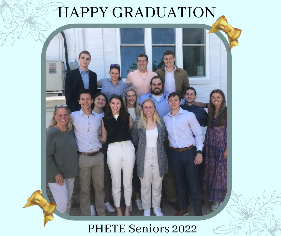#whyphetewednesday It's graduation week! Congrats to our MAT and BS graduates! <a href="/jmu_kinesiology/">JMU Kinesiology</a> @jmuchbs <a href="/JMUCoE/">JMU College of Education</a>