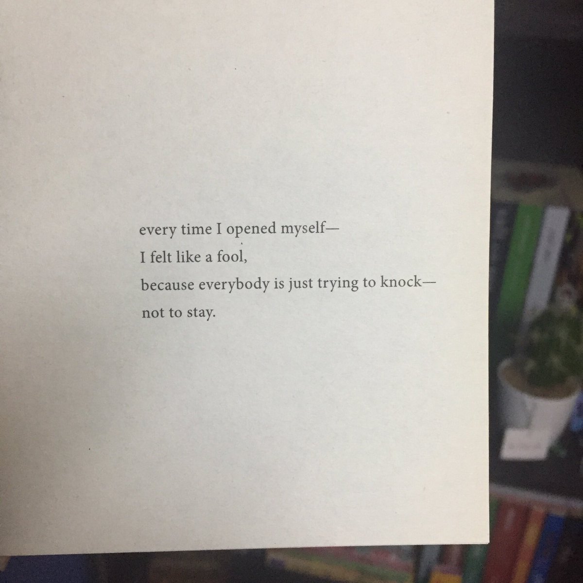 /lt the truth. 
book: remedies for the broken