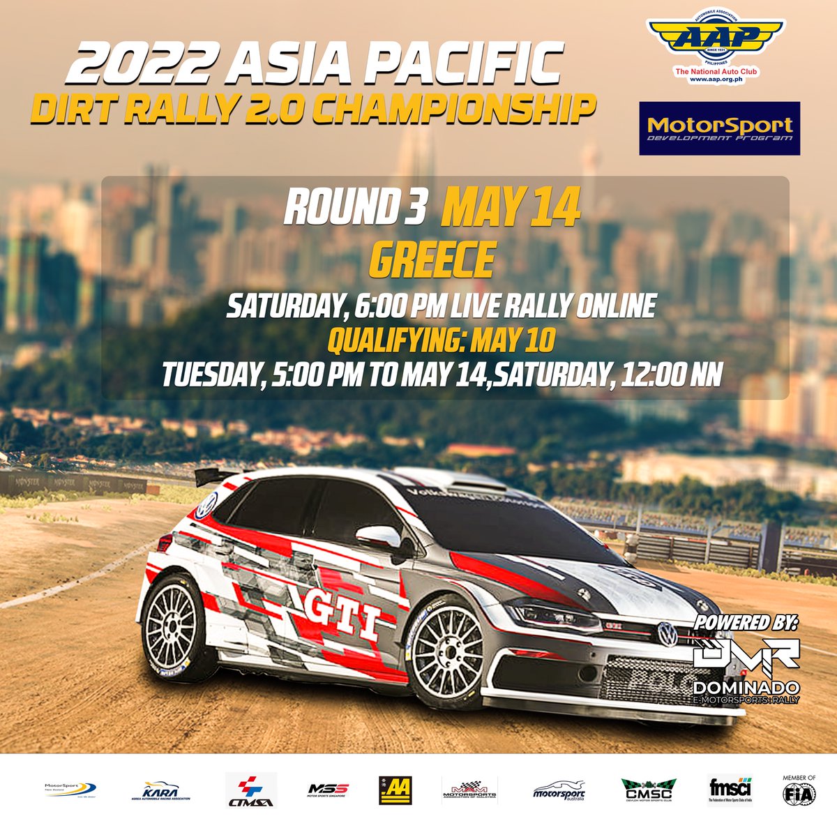 SpeedOneMatrix's tweet image. We&apos;ve come this far, and we are now at Round 3! The Final Round of the 2022 Asia Pacific DiRT Rally 2.0 Championship!

The esteemed drivers are coming from Australia, Philippines, and India, take on the top spot for this round!

Looking out for those still trying to win!