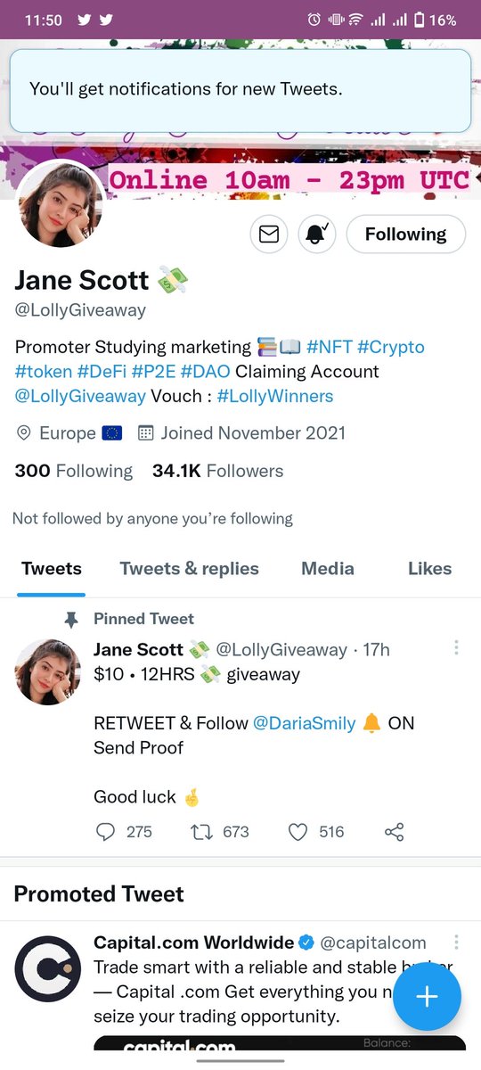 DaddyEzdi's tweet photo. @chitaglorya__ @hiRavenCrypto @Next100XGEMS @LollyGiveaway @richpromotes Doneee https://t.co/FEcmupgrAM