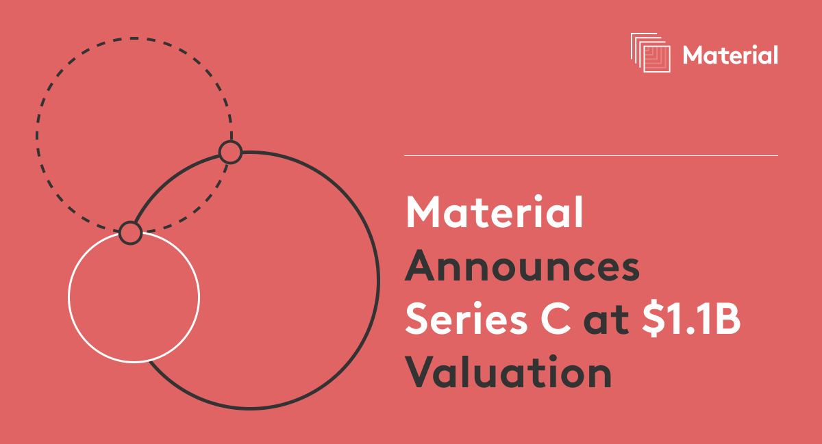 hrvats's tweet photo. Thrilled to announce that @material_sec has raised $100M in our Series C at $1.1B valuation!

Of course the real fun happens every day working with amazing folks like @internet_meme, @abhishek0918, Chris Park to build products customers love. https://t.co/xHBixLwvkT https://t.co/aGbwEpOoFB