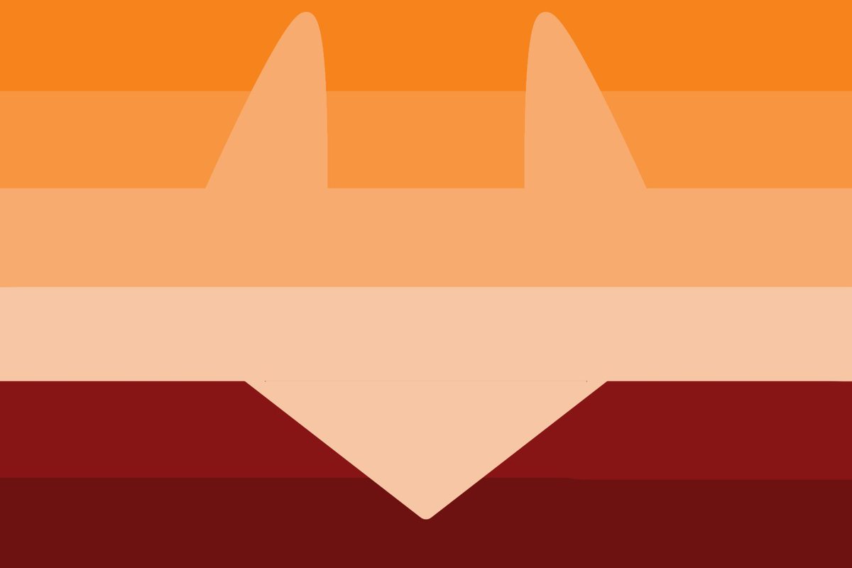 glyphlags's tweet photo. ┌─
      ─ foxy transfem flag 🦊
      ─ for transfems who are non human foxes
└─ https://t.co/poSyJ6MXem