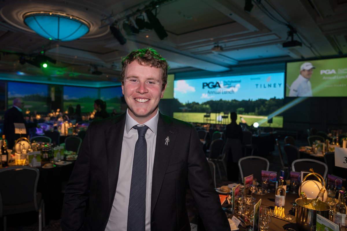 One of the brightest young stars of golf @robert1lefty took a break today from the @DPWorldTour to be special guest at the Annual PGA Lunch in Scotland ⛳ Thank you to everyone that attended 🙌