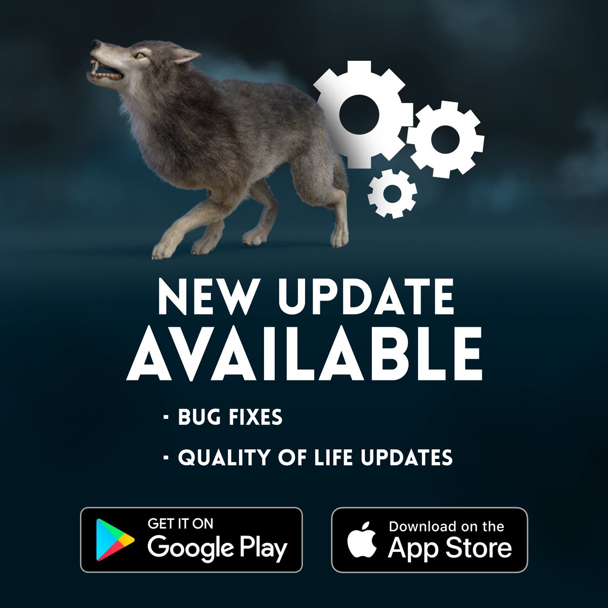 A new update is available for The Wolf! Today features a series of bug fixes and quality of life updates. Make sure you've also joined our discord as we may have something special being announced soon!