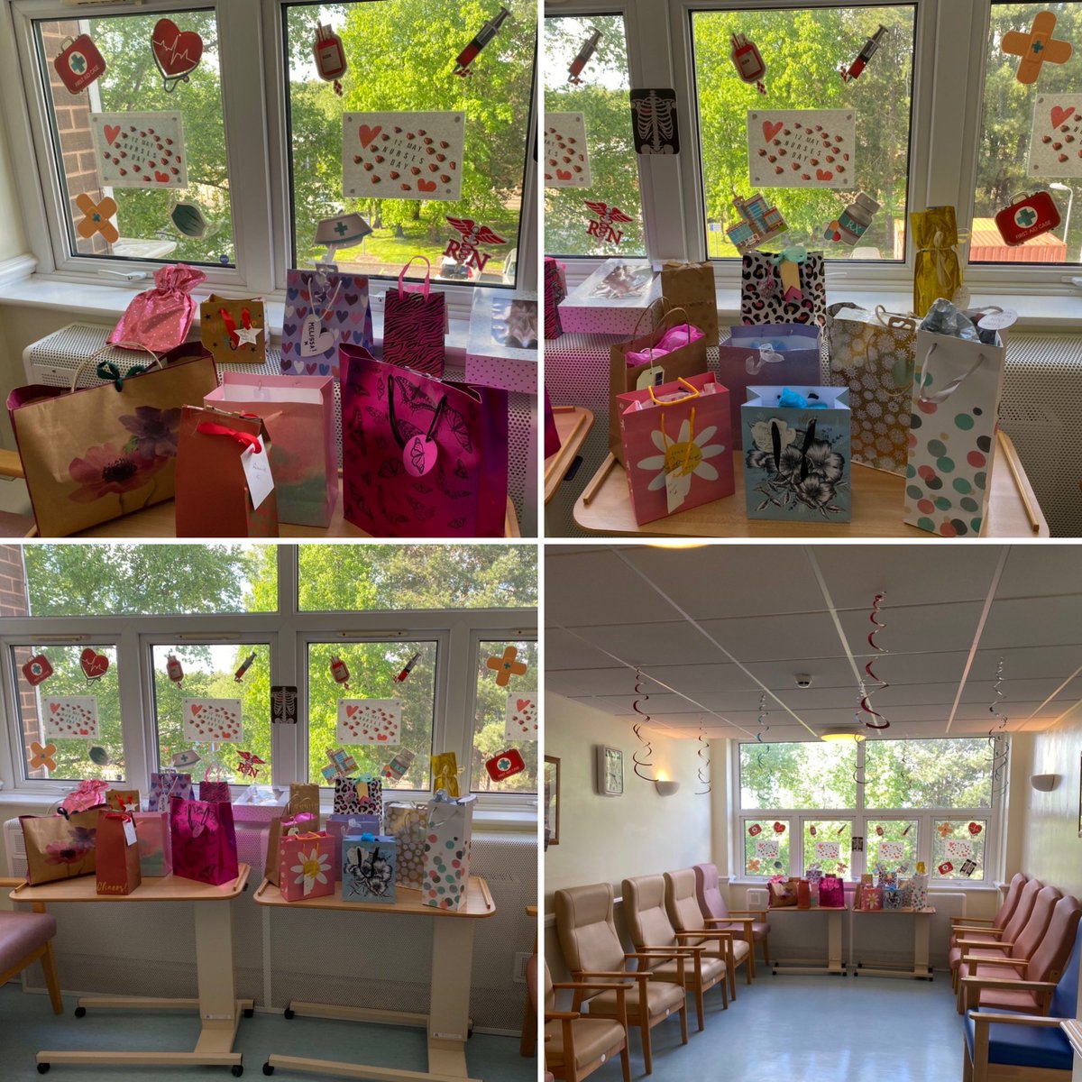 steph_pownall's tweet photo. Ward 3 are ready to celebrate Nurses Day tomorrow with our “Secret Florence” Thanks to all our staff you are all amazing 🥰 @WWLNHS @surgicalWWL @wwl_staffeng @annemarie_mcg #InternationalNursesDay https://t.co/0U4gnVqaha