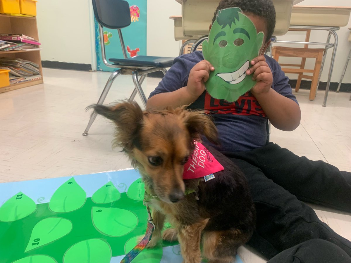 “Fee, fie, fo, fum I smell treats for a Comfort Dog.”