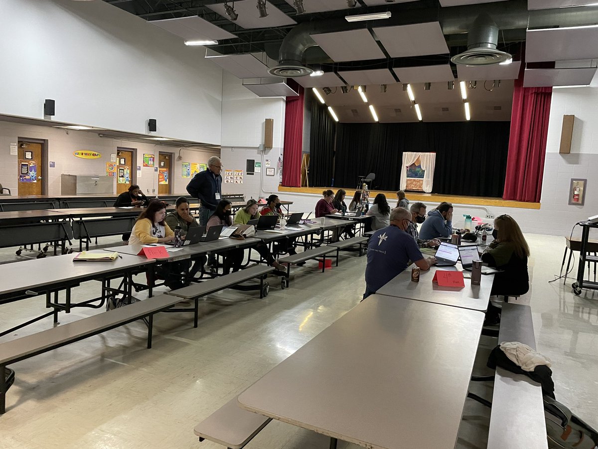 HGWBarry's tweet photo. Unpacking standards and writing learning targets 🎯 some work done with grade level teams, but also a chance for cross-grade collaboration @asamesser @ElementaryZone @PTU958 #ppsdproud #professionaldevelopment https://t.co/hLN6dhLpw9