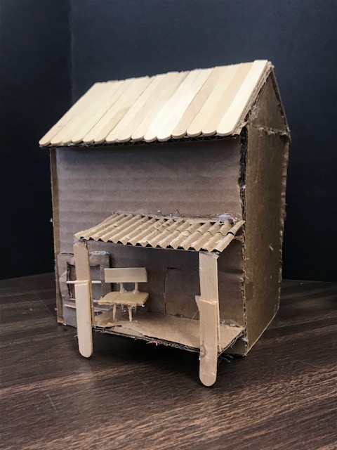 PawlingCSD3's tweet photo. Pawling HS students in Mrs. Pinelli's Studio Art class designed &amp; constructed "Book Nooks" (decorative dioramas based on a literary theme) or "Diminutive Dwellings" (houses in miniature) out of cardboard, foam core board &amp; found materials. https://t.co/QTANRoxNbJ