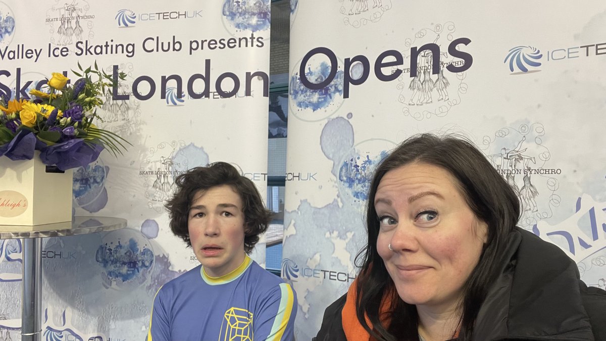 Personal best score for this not-so-little-anymore chap. #skateldn #iceskating #iceskatinglessonslondon