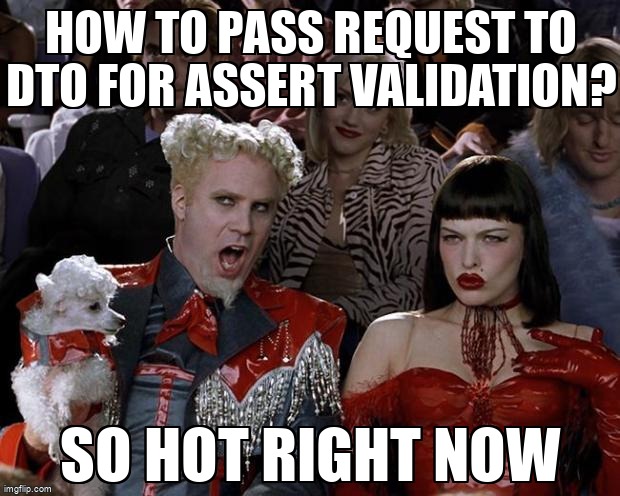 overflow_meme's tweet image. How to pass request to DTO for assert validation? stackoverflow.com/questions/7219… #symfony5 #symfony