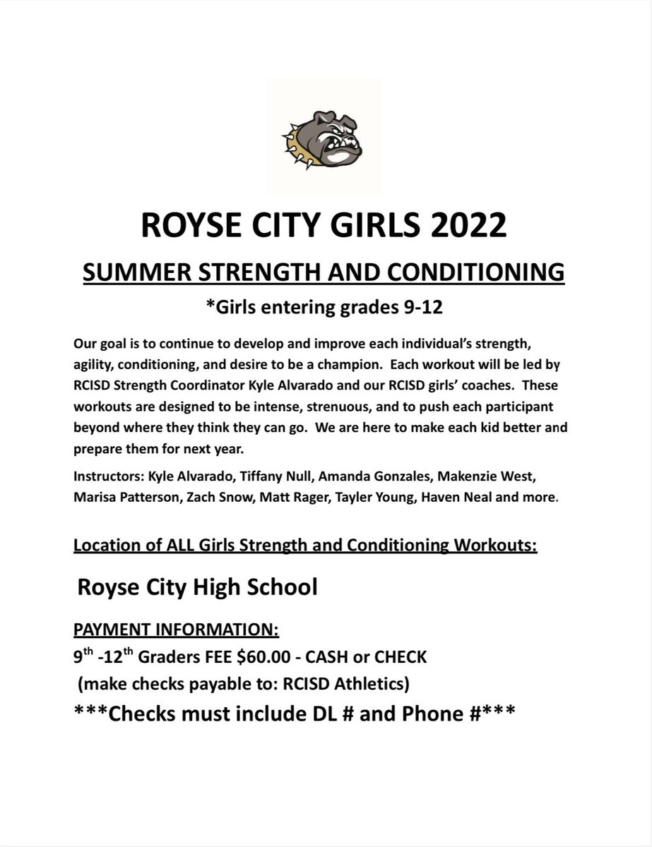Royse City ISD Athletics tweet media