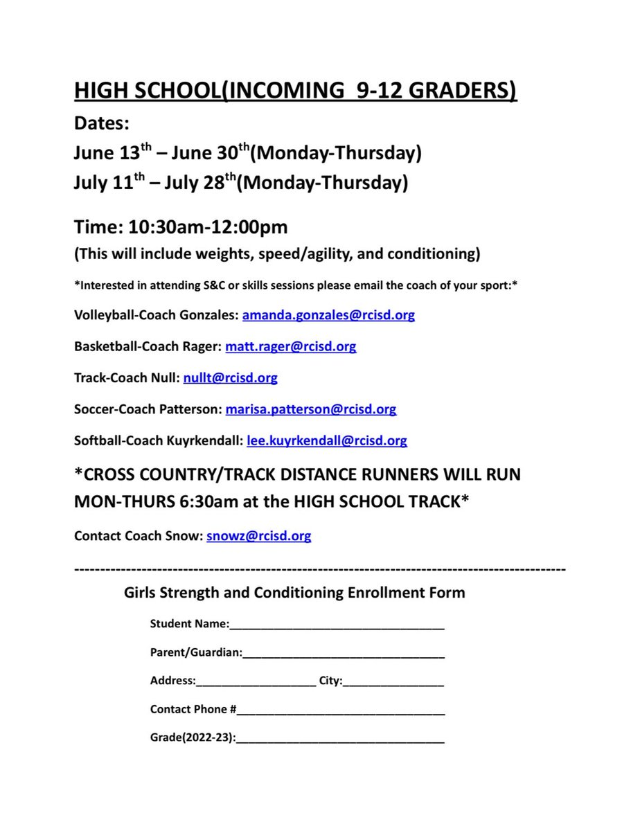 Royse City ISD Athletics tweet media