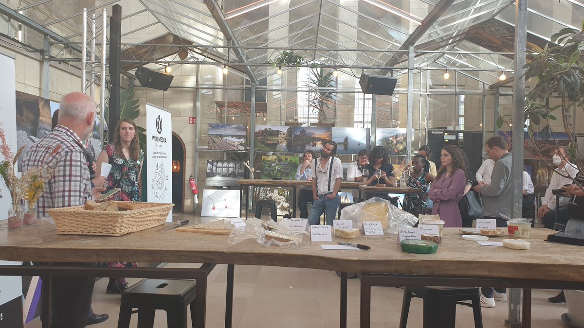 RitaJonusaite's tweet photo. At the most awaited event of the year: #wikicheese is taking place now 😋 thanks for the invite @Wikimedia_Fr some great event ideas in Brussels bubble 💪 https://t.co/olvTKvHrd2