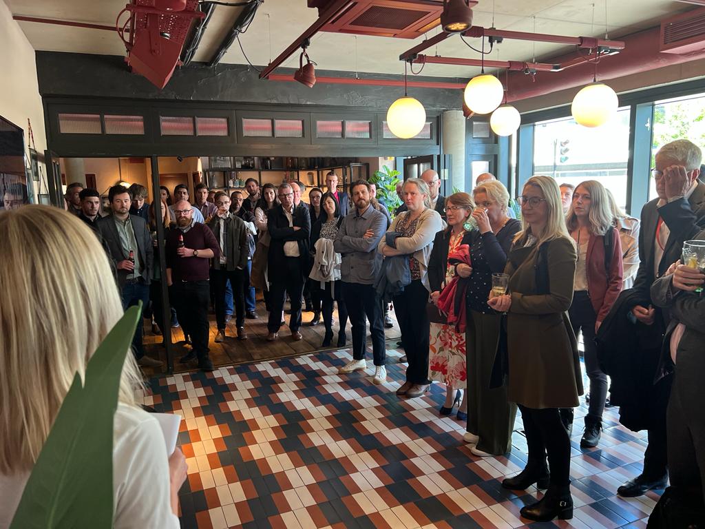 Amazing turnout for todays <a href="/SheffPA/">Sheffield Property Association</a> event. We started with introductions at <a href="/TheFurnaceSheff/">The Furnace Sheffield</a> and will be splitting up for tours around the <a href="/Sheff_HoC2/">Heart of the City</a> scheme very soon. 

#masterplan #architect #architecture #sheffield #property #tour