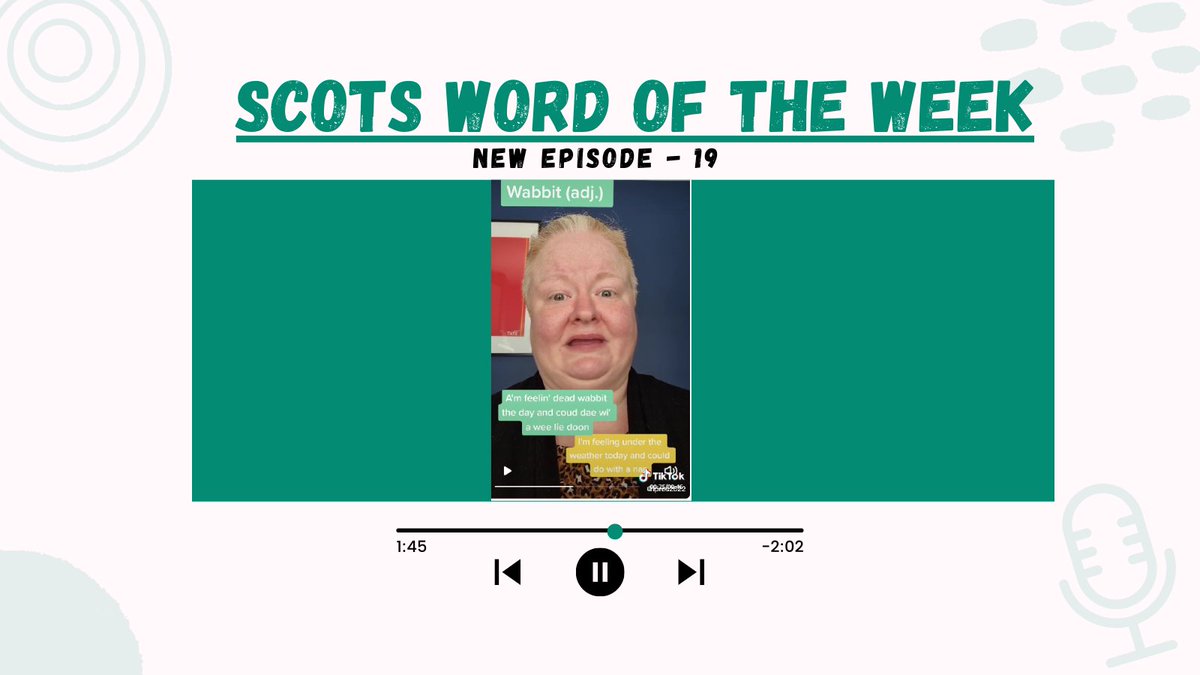 iPRES_conf's tweet photo. Wednesday is here! And that means #ScotsWordOfTheWeek!

TikTok your way to 👉🏾
https://t.co/8EagD0oowN

And discover how you can say you're feeling a bit under the weather in pure Scottish.

#iPres2022 #digitalpreservation #digipres #conference #Glasgow #InPerson #Online https://t.co/KXWTw37375