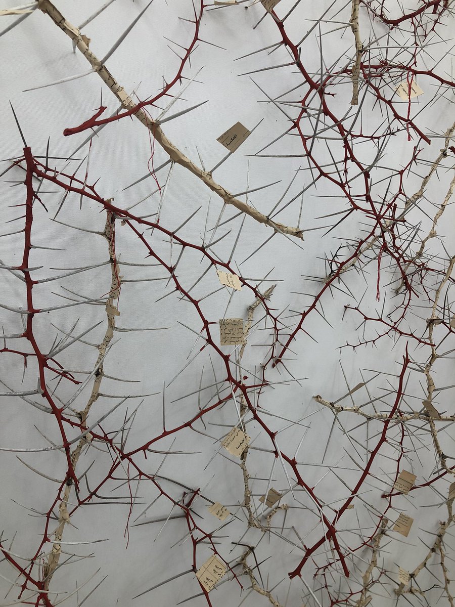 YRoszewitch's tweet photo. Nous avons eu le plaisir de visiter cet après-midi avec @SophieElizeon de la @DILCRAH et @DjebelnouarYaci de @ShamsFrance la @GalerieLande, galerie d'art engagée de #ParisCentre qui expose des artistes d'Afrique du Nord et du Moyen-Orient questionnant les normes et les identités. https://t.co/fD3AclBNZR