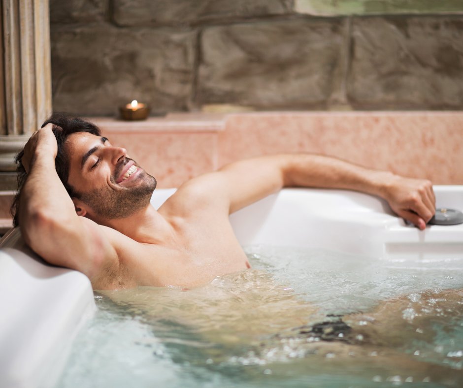 HOT FACT!

One of the effects of a hot tub on the body results from buoyancy in water, where the body rises and floats toward the surface. This experience reduces pressure on the joints and muscles to decrease pain and increase mobility.