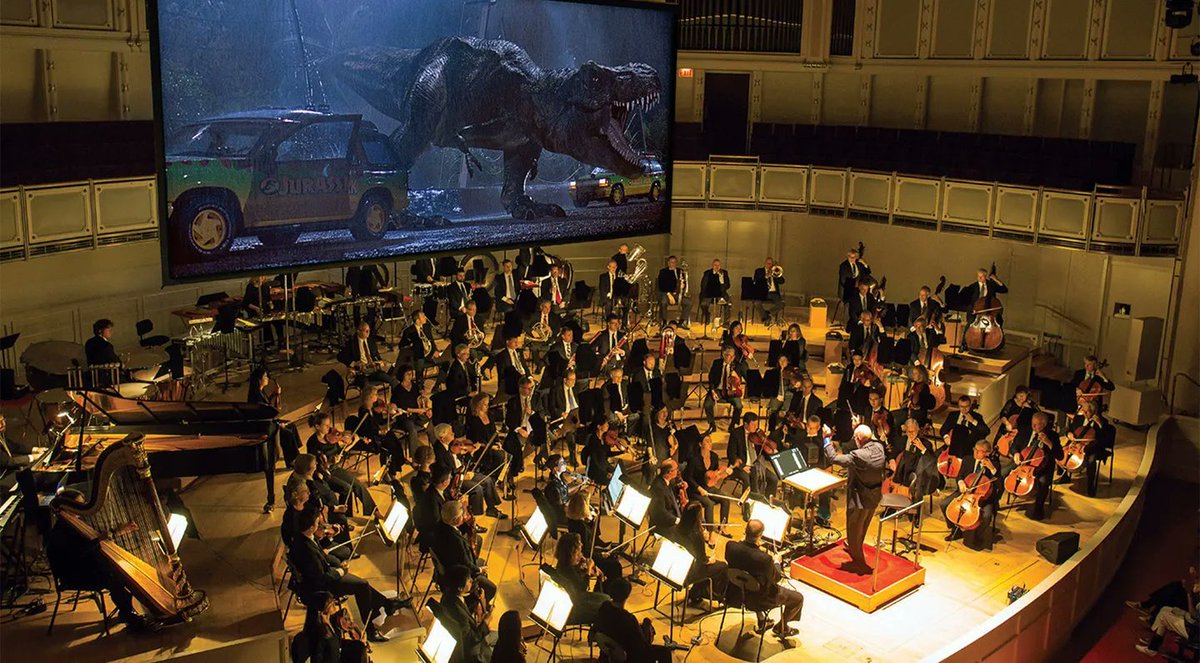 Featuring visually groundbreaking special effects, this film is sheer movie magic 65 million years in the making. Now you can experience Jurassic Park as never before: projected in HD w/ #ThePhoenixSymphony orchestra performing on 5/13.
<a href="/TitoConductor/">Tito Muñoz</a> 
buff.ly/3MPx6yx